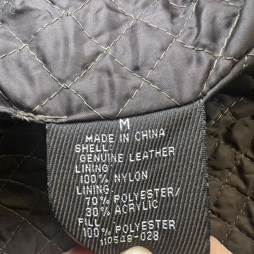 Winlit New York super cool moto style jacket with Sherpa collar - Picture 5 of 8